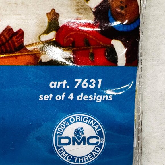 Orchidea Cross Stitch Kit With Plastic Canvas - 4 Christmas Designs - New/Sealed - Picture 6 of 7